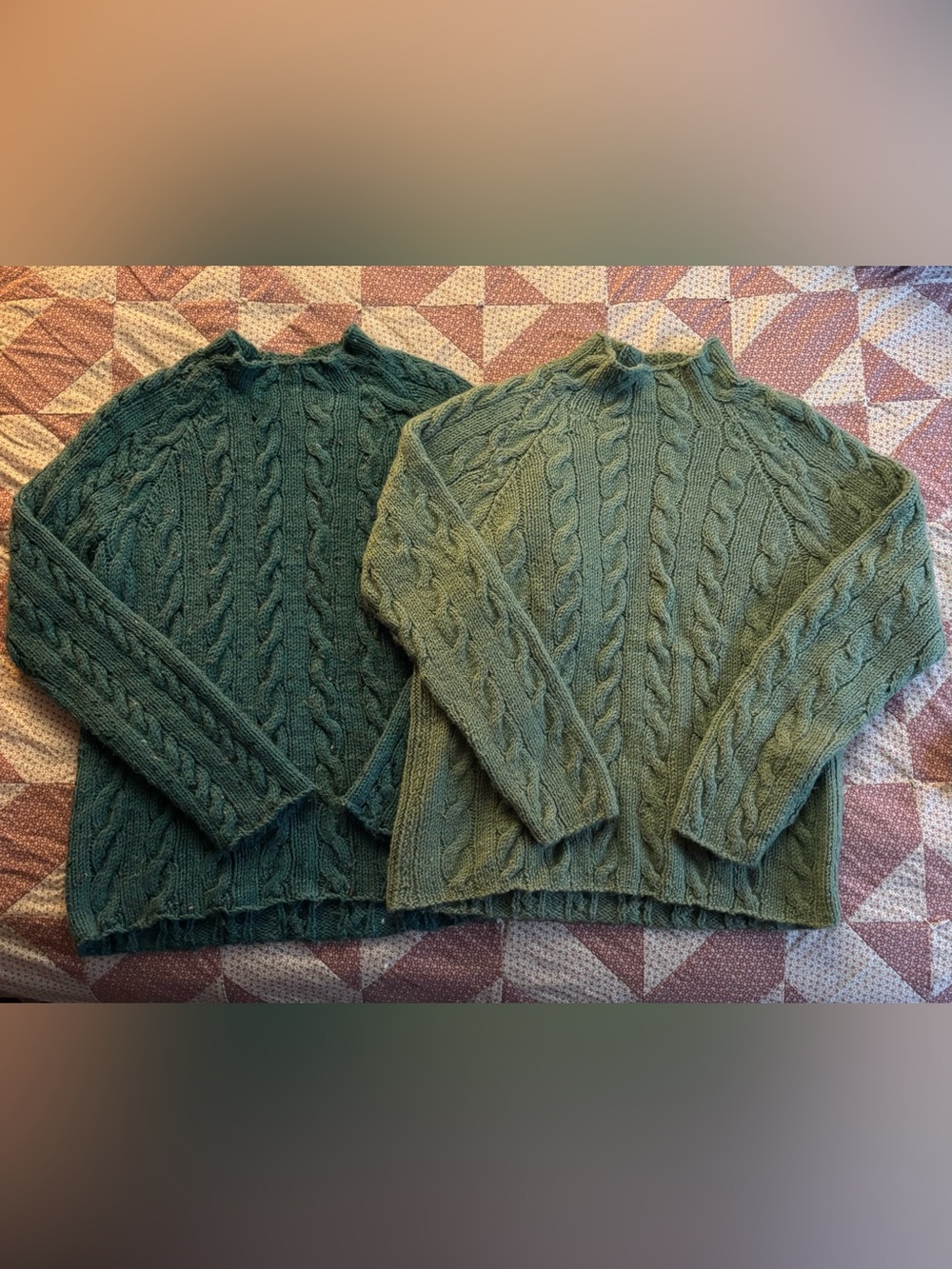 Handmade Mock Neck Knit Sweater Bundle